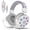 White, variant on FIFINE Open-Back Gaming Headset for PC Computer, PS5/PS4, Wired Headphones with Noise-Cancelling Microphone, 7.1 Surround Sound, EQ Modes, RGB Lighting