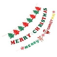 thumbnail image 5 of 3 unids Navidad Banners decorativos banners creativos banners de telón de fondo banderas de cadena, 5 of 5