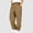 Brown, variant on Kids School Uniforms Girls Dress Pants Adjustable Waist Straight Pants with Pockets Khaki School Pants for Boys Back To School Straight Fit Size 7-8 Years Boys Pants