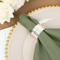 thumbnail image 5 of BalsaCircle 10 Pieces 20" Eucalyptus Green Polyester Napkins Wedding Kitchen, 5 of 8