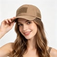 thumbnail image 4 of Gorra deportiva transpirable de malla para exteriores con paneles para sujetar insignias: gorra táctica ajustable para senderismo, caza y pesca con soportes para gafas de sol., 4 of 6