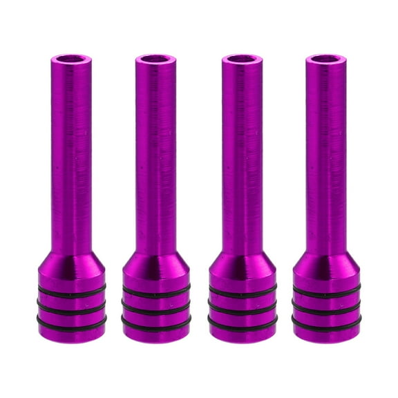 4pcs Purple Car Door Lock Knobs Interior Door Lock Knob Aluminum Alloy Inner Door Lock Pull Pins Universal for Car
