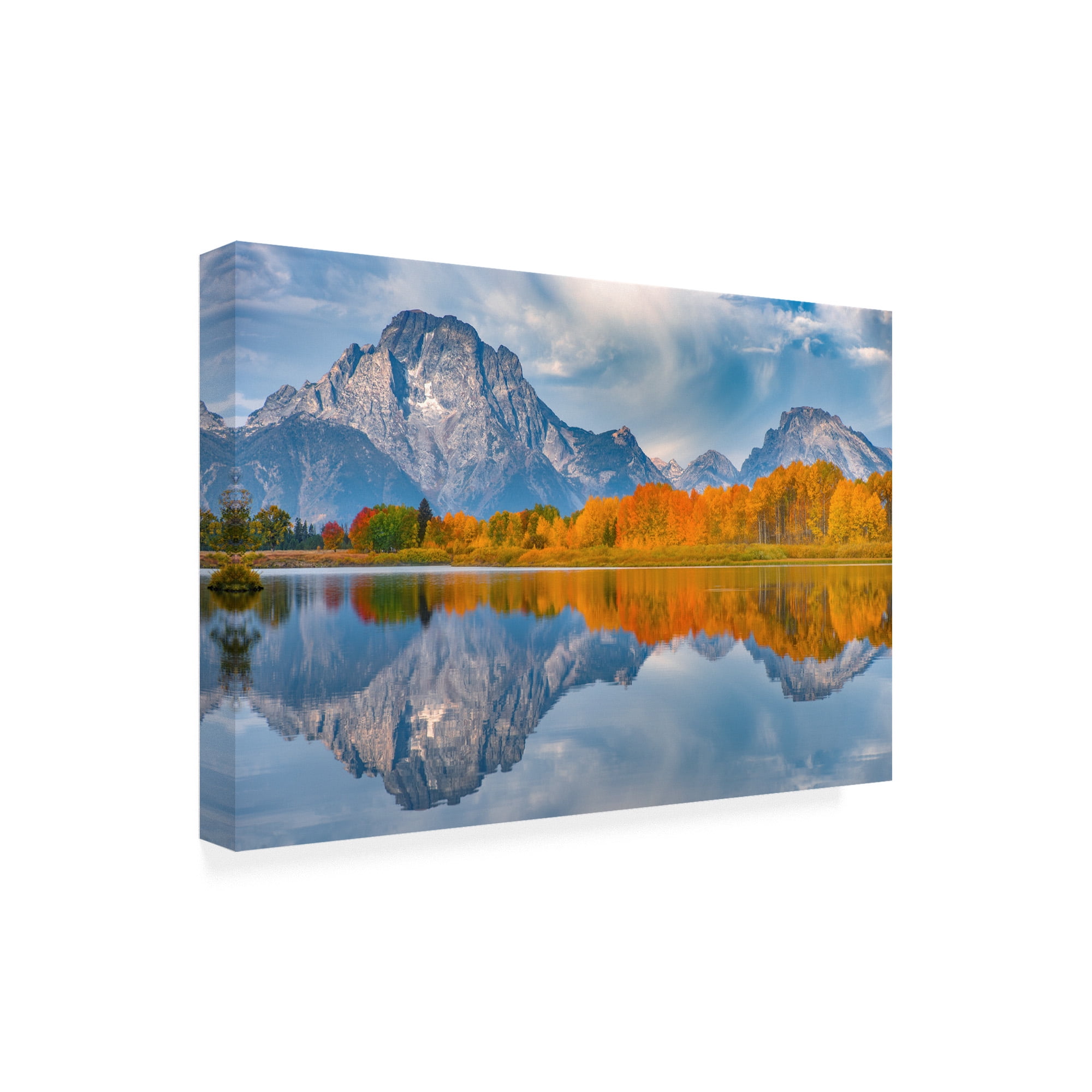 Trademark Fine Art 'Oxbows Autumn' Canvas Art by Darren White Photography