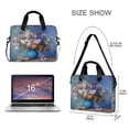 thumbnail image 3 of 16" Laptop Briefcase for Work Travel Laptop Shoulder Bag Carrying Handbag Laptop Case Vintage Style Vase, 3 of 8
