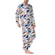 thumbnail image 2 of Balery Cute Sea Animals Pijama para Hombre de Dos Piezas con Manga Larga, Conjunto de Dormir y Descanso Suave con Bolsillos-Large, 2 of 7