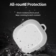 thumbnail image 3 of Funda protectora de TPU con llavero para Samsung Galaxy Buds Live (blanco), 3 of 7