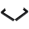 thumbnail image 4 of HAMPPLIES 2Ud Soportes De Pared Para Colgar Gabinete De Fuerte Color Negro Para Uso En Escritorio Y Pared, 4 of 8