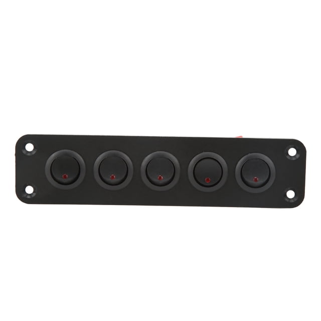 Panel de interruptor basculante ABS rojo del panel de interruptor del coche de iluminación para el vehículo ANGGREK Otros