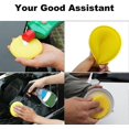 thumbnail image 3 of Car Wax Applicator Pads, Sponge Car Polishing Pad, Soft Foam Applicator Cleaning Pads For Cleaning Car Vehicle Window Glass, Yellow (18 Pcs), 3 of 4