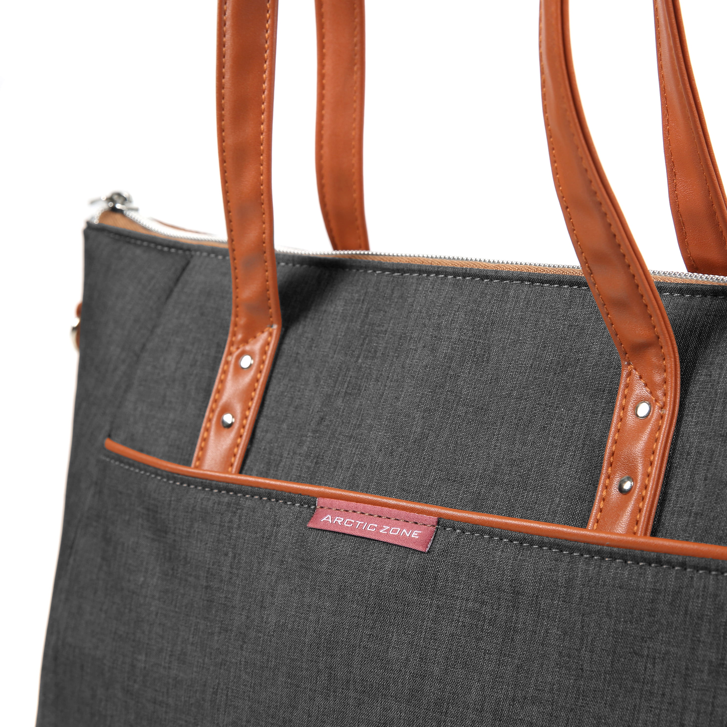 Arctic Zone Vienna Lunch Tote, Lunch Bag For Women, Heathered Gray