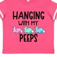 thumbnail image 4 of Inktastic Easter Hanging with My Peeps Pastel Bunnies Boys or Girls Toddler T-Shirt, 4 of 5