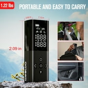 GOOLOO AP150 Cordless Tire Inflator Portable Air Compressor, 150 PSI Air Pump for Car Tires, 6000mAh Battery Powered, Auto Shutoff with Digital Pressure Gauge & LED Light