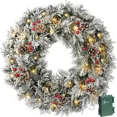thumbnail image 4 of Guirnalda de Navidad con forma de enredadera, decoración navideña, guirnalda de Navidad, 60 cm, Navidad, decoraciones navideñas, guirnalda de Navidad, enredadera, 4 of 5