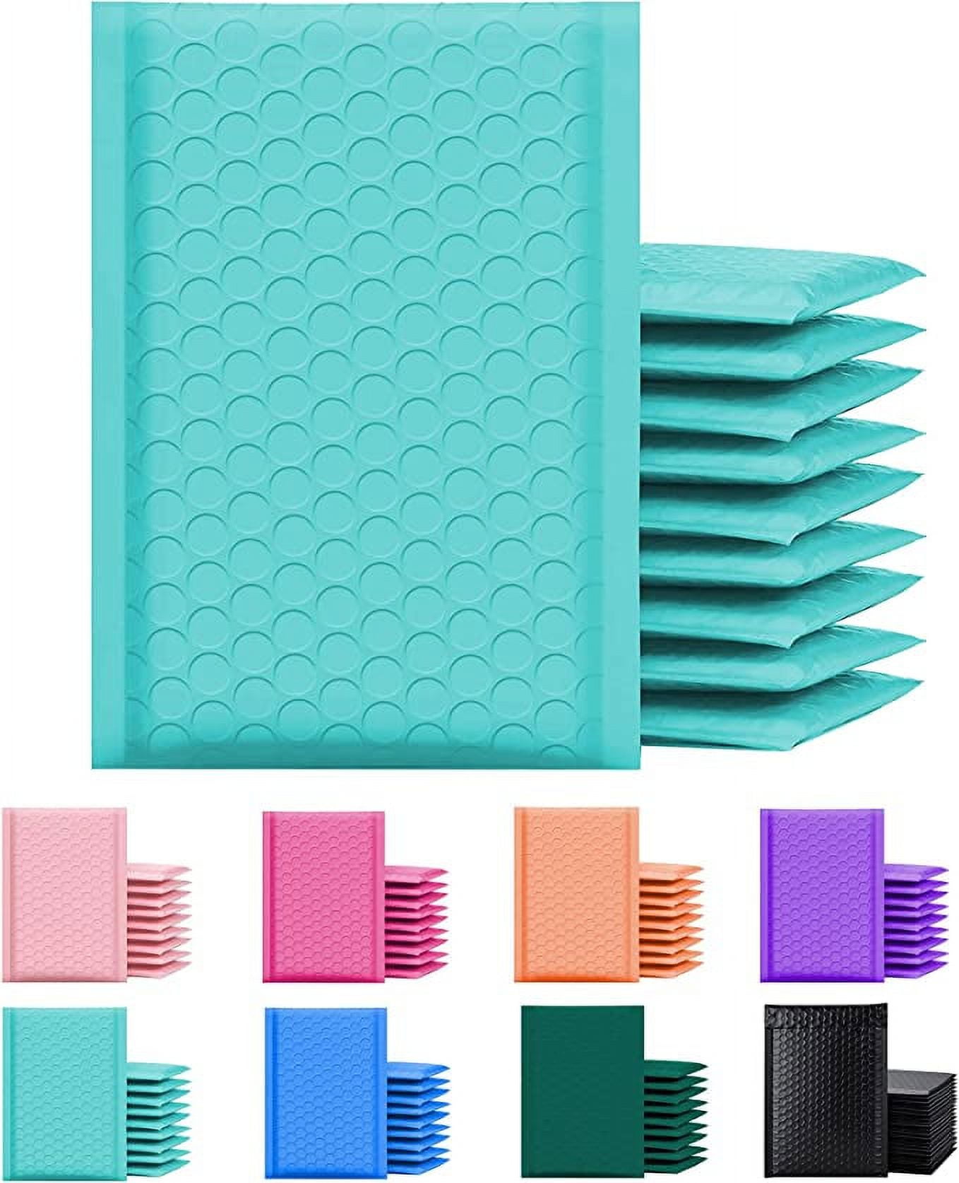 Yens Poly Bubble Mailer, Cushioning Padded Envelopes for Shipping, Mailing, Packaging,PM#5-200pcs (10.5 X 15 in)-Teal