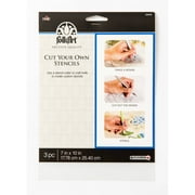 FolkArt 7" x 10" Home Decor Craft Stencils Value Pack, 15 Count