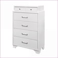 thumbnail image 4 of Chests & Wardrobes | Classic White 6-Drawer Storage Chest | Solid Wood+MDF | White, 4 of 6