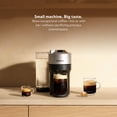 thumbnail image 2 of Nespresso Vertuo Pop+ Deluxe de De'Longhi con Aeroccino, Plata, 2 of 5