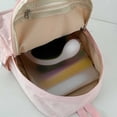 thumbnail image 4 of Fgnfyis Girls School Backpack Minimalist Style Large Capacity Casual Lightweight Fresh Junior Senior High Students Kids Backpack Pink, 4 of 7