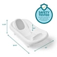 thumbnail image 5 of The First Years Sure Comfort Newborn to Toddler Tub, White, 5 of 7