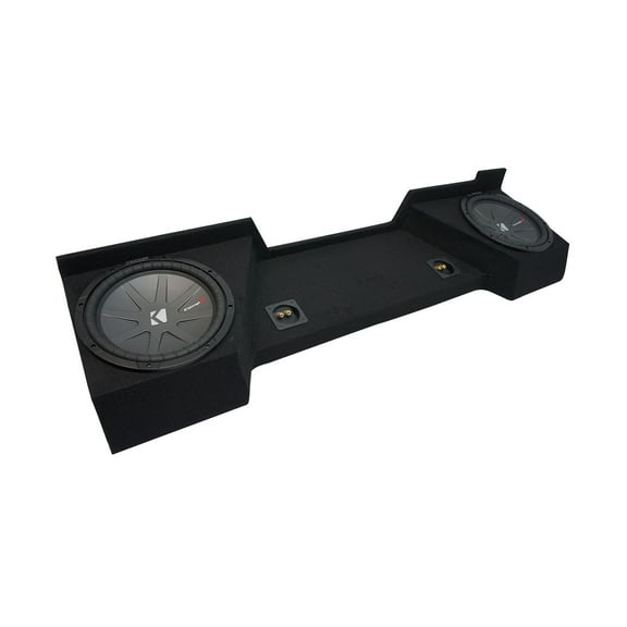 07-13 Chevy Silverado Ext Cab Truck Kicker CompR CWR10 Dual 10" Sub Box 2 Ohm