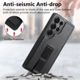 thumbnail image 6 of For Samsung Galaxy S25 Ultra 5G 6.9" Case With Belt Clip Holster And Kickstand MagSafe Magnetic Phone Cases,Black,For Galaxy S25 Ultra 5G, 6 of 8