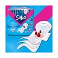 thumbnail image 2 of Toallas femeninas Saba Ultra Invisible ultradelgada larga con alas flujo abundante 12 pzas, 2 of 8