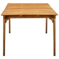 thumbnail image 2 of vidaXL Garden Table 201.5x100x75 cm Solid Acacia Wood, 2 of 5