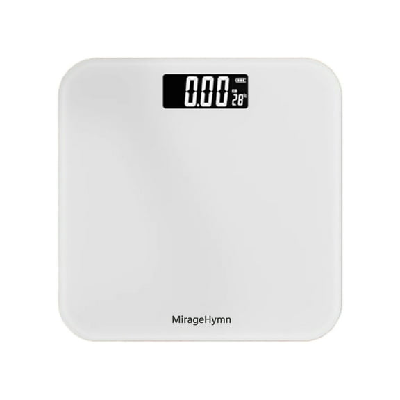 MirageHymn Bathroom scales, Bathroom Scale for Body Weight, Capacity up to 400 lbs, Batteries Included