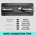 thumbnail image 3 of ziyahi 2x 74 LED Tail Lights Indicators Warning Lights Lights Stop Stop Indicator Reverse Light Waterproof 24V, 3 of 6
