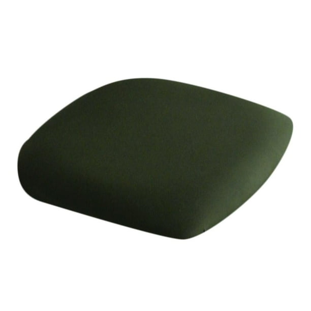 Fundas de asiento para silla de comedor, elásticas y tapizadas, para cojín de silla de comedor ejercito verde