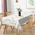 thumbnail image 4 of Nanqianyi Yellow Wildflowers Watercolor Style Rectangular Tablecloth Washable 60" x 120" for Kitchen, Dinner And Picnic Decor, 4 of 10