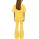 thumbnail image 4 of Camisas de Manga Larga de Niños Tamaño 12-14 Juventud Color Sólido Manga Corta Superior Y Pantalones Largos de Dos Piezas Conjunto de Niños de Vestir Casual, 4 of 6