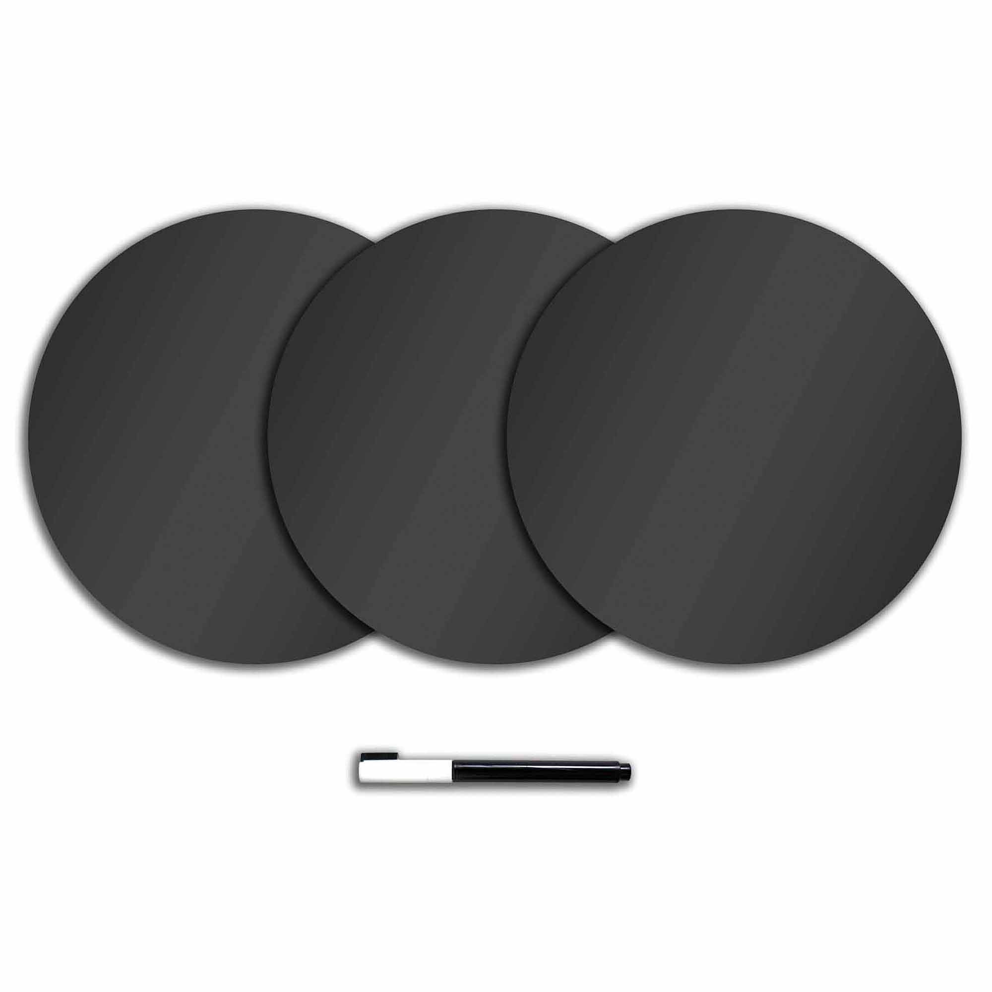 WallPops Charcoal Dry Erase Dot Decals
