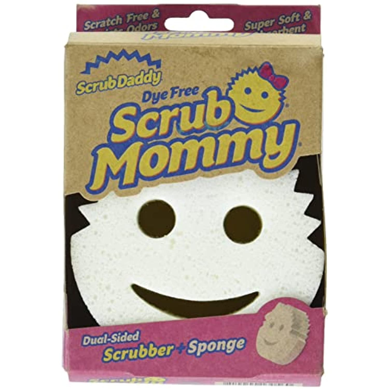 SCRUB DADDY Scrub Mommy Scrubber + Sponge, 1 EA