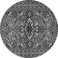 thumbnail image 1 of Ahgly Company Indoor Round Persian Gray Traditional Area Rugs, 6' Round, 1 of 1