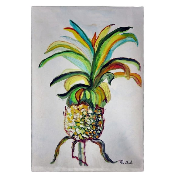Betsy Drake Interiors Colorful Pineapple Guest Towel