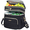 Black, variant on UKEIN 20L Expandable Insulated Lunch Bag for Women Men, Double Deck Leakproof Cooler Lunch Box, 5-Layer Thermal Lunch Tote for Camping