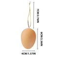 thumbnail image 5 of BSJJY 20Pcs Easter Eggs, Easter Props Desktop Egg Decor Unfinished Egg for Kids Plastic Eggs Easter Diy Blank Egg Blank Egg Decorations Easter Egg Decors Diy Painting Egg Graffiti Egg (Khaki), 5 of 8