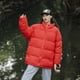 thumbnail image 3 of Chaqueta de invierno unisex 2024, parkas cálidas para hombre y mujer, abrigo grueso y cálido para hombre, cuello alto, color sólido, parka informal, ropa de calle de moda, 3 of 5