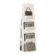 thumbnail image 1 of Organizador de bolso colgante con 8 bolsillos, soporte de almacenamiento de colección de bolsas transparentes (blanco), 1 of 7