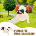 thumbnail image 2 of Worgeous Multi-Colored Plastic Bulldog Figurine for Home Decor, Lightweight Kids Dog Toy, Dog Model, 2 of 11