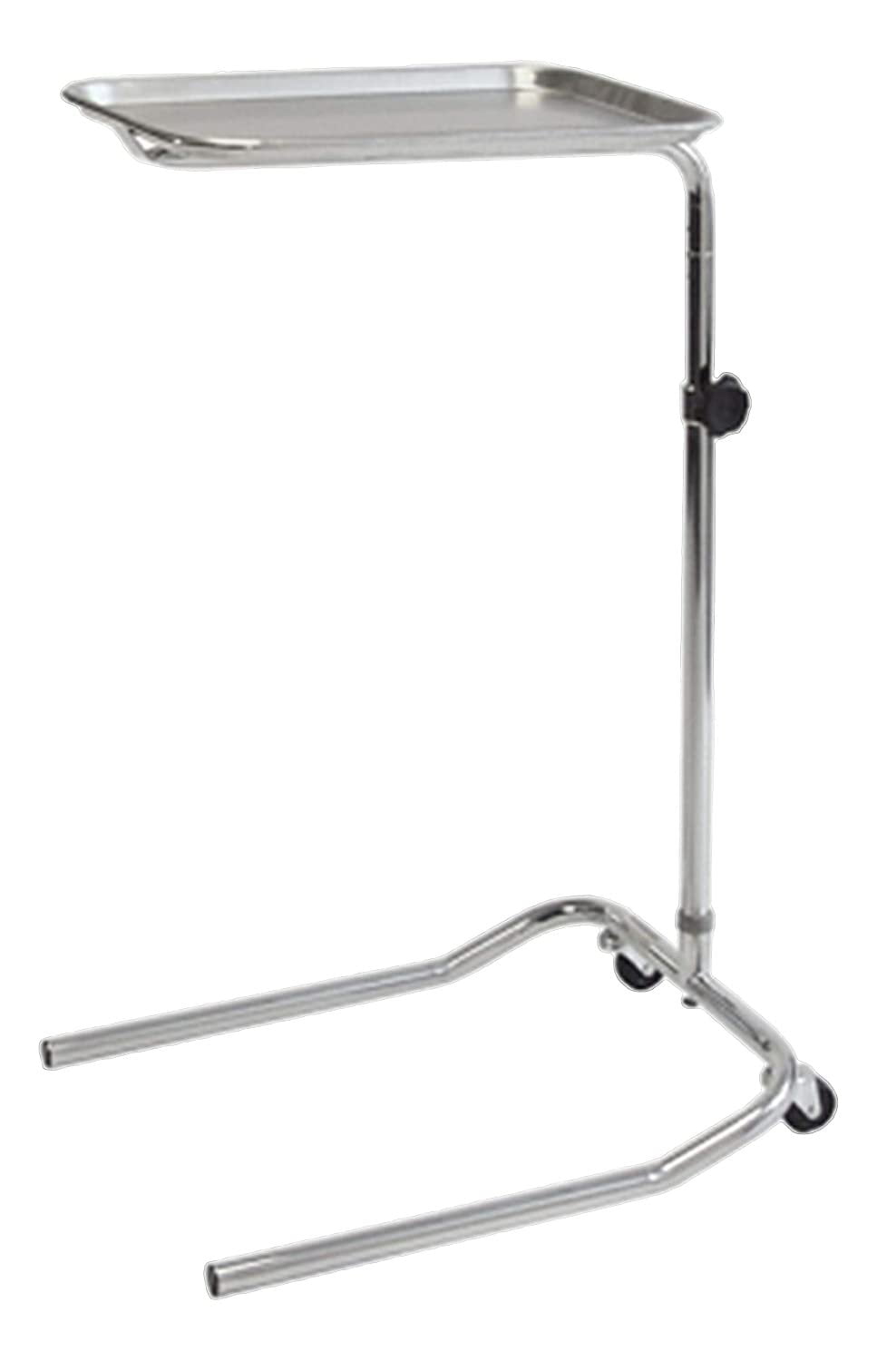 Instrument Tray Stand 19”UShaped Base Medical Tray Stand. Stainless Steel Doctors Tray