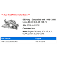 thumbnail image 2 of Pump - Compatible with 1998 - 2000 SC400 4.0L V8 1UZ-FE 1999, 2 of 2