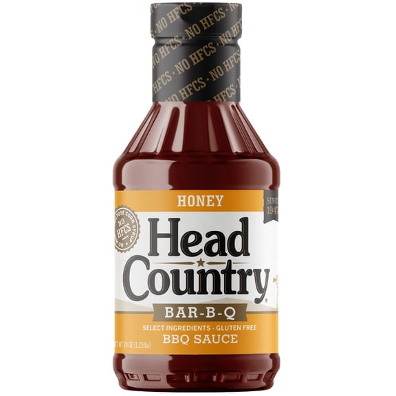 Head Country Gluten Free, Honey BBQ Sauce, 20 oz