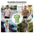 thumbnail image 7 of Polo Shirts for Men, green kiwi Cuteness Casual Mens Polo Shirts Short Sleeve Button Down Classic Mens Golf Polo Shirts, 7 of 7