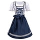thumbnail image 1 of Vestido de Oktoberfest con cordones y delantal, trajes tradicionales de cerveza bávara, vestidos de fiesta Dirndl alemanes, 1 of 5
