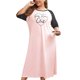 thumbnail image 1 of 1 paquete de pijamas para mujer de talla grande con estampado en contraste Love Logo Homewear (XXL), 1 of 5