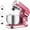 Purplish-red, variant on Stand Mixer,  3.2Qt Small   Mixer,6 Speeds Portable Lightweight  Mixer for Daily Use with Egg Whisk,Dough Hook,Flat Beater (Purple)