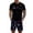 Deep Red, variant on GrmtClth Usa Flag 2 Piece Outfits for Men Patriotic 4th Of July Tee and Shorts Set Casual Short Sleeve Outfit Fashion Elastic Drawstring Clothes Watermelon Red 4XL