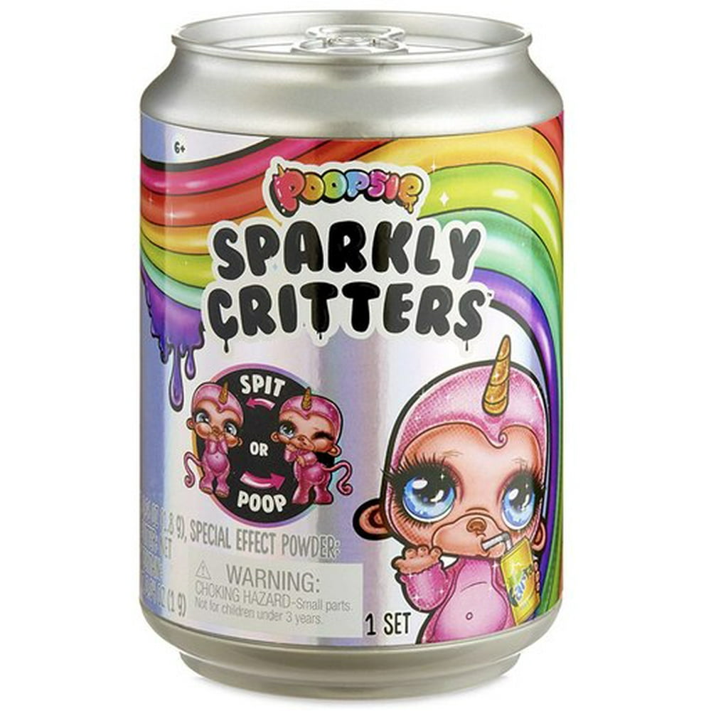 Poopsie Sparkly Critters That Magically Poop or Spit Slime Walmart